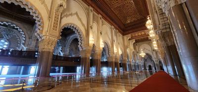Today we visited the Hassan 2 Mosque with Sadie and her family.  VERY large and ornate.  Love the architecture.  3rd lar