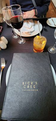 Seen the movie Casablanca?  Remember Rick's Cafe Americain?  Beautiful place.  Great meal.  Didn't get to experience the