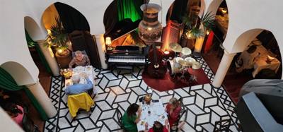 Seen the movie Casablanca?  Remember Rick's Cafe Americain?  Beautiful place.  Great meal.  Didn't get to experience the