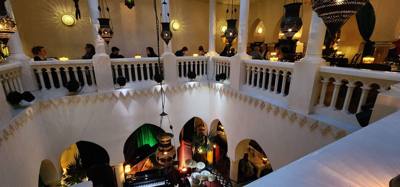 Seen the movie Casablanca?  Remember Rick's Cafe Americain?  Beautiful place.  Great meal.  Didn't get to experience the