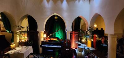 Seen the movie Casablanca?  Remember Rick's Cafe Americain?  Beautiful place.  Great meal.  Didn't get to experience the