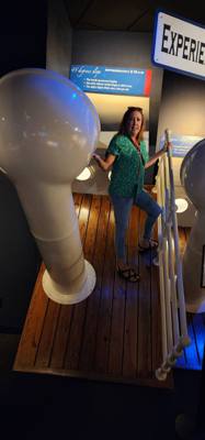 First stop in Branson today was the Titanic Museum.  Not bad but not as big of a production as the one in Belfast.  Good