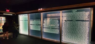 First stop in Branson today was the Titanic Museum.  Not bad but not as big of a production as the one in Belfast.  Good