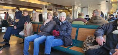 Quick ride on the Staten Island Ferry to see the Statue of Liberty before we head to the airport.