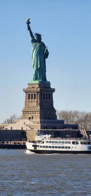Quick ride on the Staten Island Ferry to see the Statue of Liberty before we head to the airport.