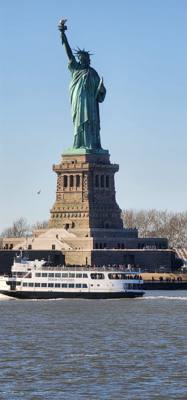 Quick ride on the Staten Island Ferry to see the Statue of Liberty before we head to the airport.