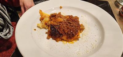 My rock lobster ravioli tonight was scrumptious!  The rest looked delightful as well.  Now maybe going on walkabout to f