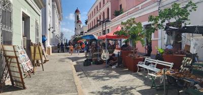 Left early morning to make it to Trinidad. Stopped at a roadside bar for some much needed guava juice. Continued in to