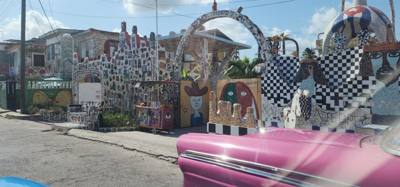 First visit this morning was to an art district called Fusterlandia. They wanted to call it something fun like Disneyla
