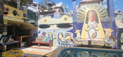 First visit this morning was to an art district called Fusterlandia. They wanted to call it something fun like Disneyla
