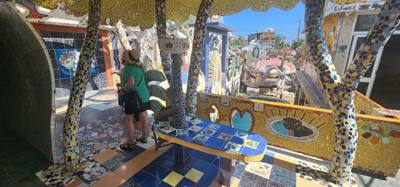 First visit this morning was to an art district called Fusterlandia. They wanted to call it something fun like Disneyla