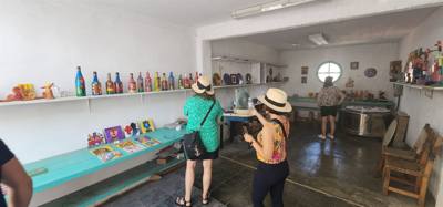 First visit this morning was to an art district called Fusterlandia. They wanted to call it something fun like Disneyla