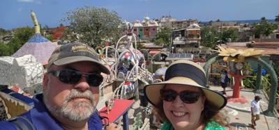 First visit this morning was to an art district called Fusterlandia. They wanted to call it something fun like Disneyla
