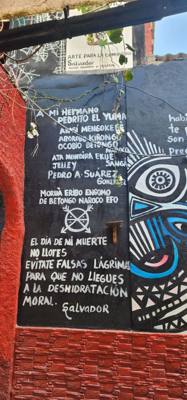 Next on the art day visits was an area with afro-cuban art. Much inspired by the Cuban version of Santeria. Very inter