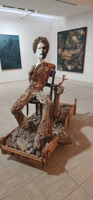Last stop on the art train today was to Museo Nacional de Bellas Artes. Our guide wanted to make sure we got all of the
