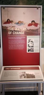 Fordyce Bathhouse Museum.  We're going to do a bathhouse on Sunday but for now we're learning about the history and expe