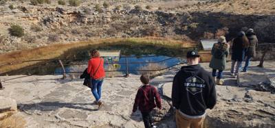 Second stop today on the discover Arizona train... Montezuma's Well.