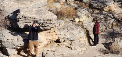 Second stop today on the discover Arizona train... Montezuma's Well.