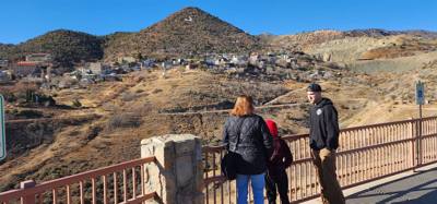 Today was all about Jerome, AZ.  Cute little mining town nestled into the side of a mountain.  Lots of history, little s