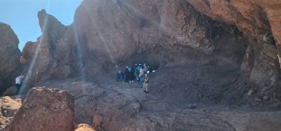 Hole in the Rock this morning...