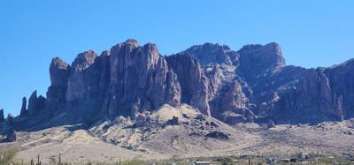 If you're in Arizona you have to go to at least one ghost town.  This one also has a mine.  Avery has a blast.