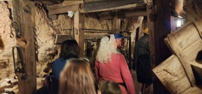 If you're in Arizona you have to go to at least one ghost town.  This one also has a mine.  Avery has a blast.