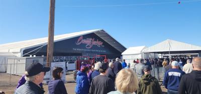 Barrett-Jackson Auction for most of today.  Crazy beautiful cars.  We could have sat there watching another few hours.