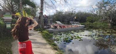 First stop today... Coopertown Airboat Tours.  Fun stuff!