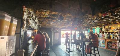 At the request of one of my CVMA brothers Linnea and I hit this place for a pirate punch, to touch the Client Eastwood b