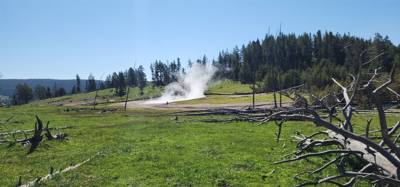 Doesn't look like a lot from the road but this was pretty neat.  Or first stop on day two.  Avery was our tour guide in 