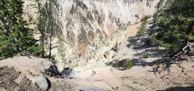 Beautiful falls and the Grand Canyon of Yellowstone.