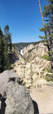 Beautiful falls and the Grand Canyon of Yellowstone.