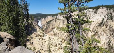 Beautiful falls and the Grand Canyon of Yellowstone.