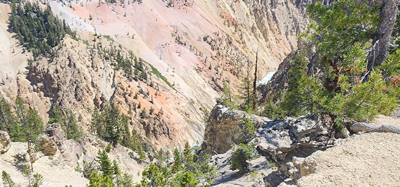 Beautiful falls and the Grand Canyon of Yellowstone.