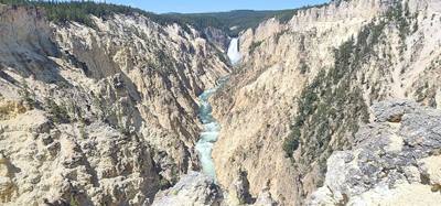 Beautiful falls and the Grand Canyon of Yellowstone.