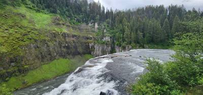 More beautiful waterfalls.  Upper and Lower Mesa on the way to Victor, ID.