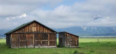 Quick stop to see Mormon Row over by the Tetons.  Pretty interesting.  Avery was more interested in the ground squirrels