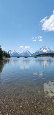 Last stop today.  The Coulter Bay Visitor Center.  The boats with the mountains in the background was my favorite photo 
