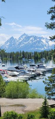 Last stop today.  The Coulter Bay Visitor Center.  The boats with the mountains in the background was my favorite photo 