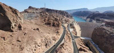 Learned a lot about the Hoover Dam today.  Crazy how much engineering and labor went into this.  It was not as hot as Ve