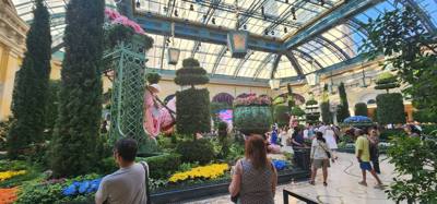 This was the conservatory in the Bellagio.  Pretty cool.