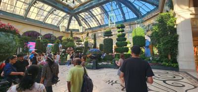 This was the conservatory in the Bellagio.  Pretty cool.