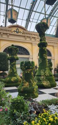 This was the conservatory in the Bellagio.  Pretty cool.