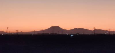 Sunset colors