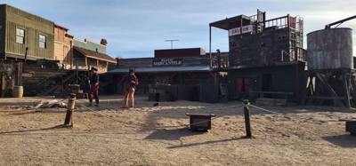 Old Tucson for some fun this afternoon. Avery, Aaron and I got to participate in the magic show. Technically Julie too
