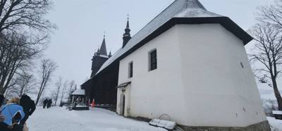 Stopped by this church of St. John the Baptist on the way to Budapest.  It was built in 1656 but wasn't consecrated unti