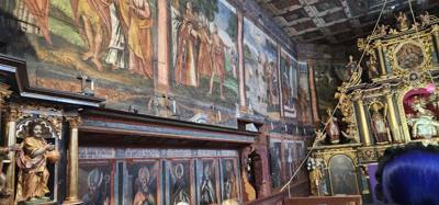 Stopped by this church of St. John the Baptist on the way to Budapest.  It was built in 1656 but wasn't consecrated unti