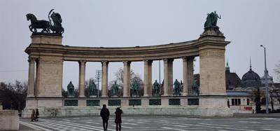 First stop this morning was Hero's Square.