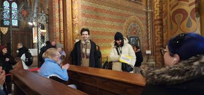 Visited Matthias Church and the surrounding area.  The real test was that we were treated to a short  organ concert.  Gr