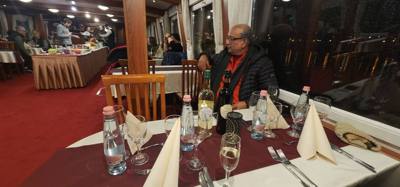 If you've been to Budapest but haven't seen it from the river at night you haven't really seen it.  Great food.  Good wi